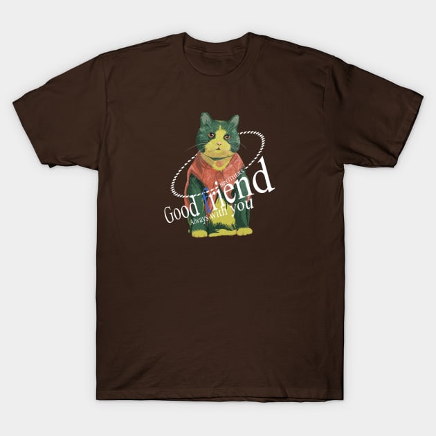 funny cat T-Shirt by JKAN
